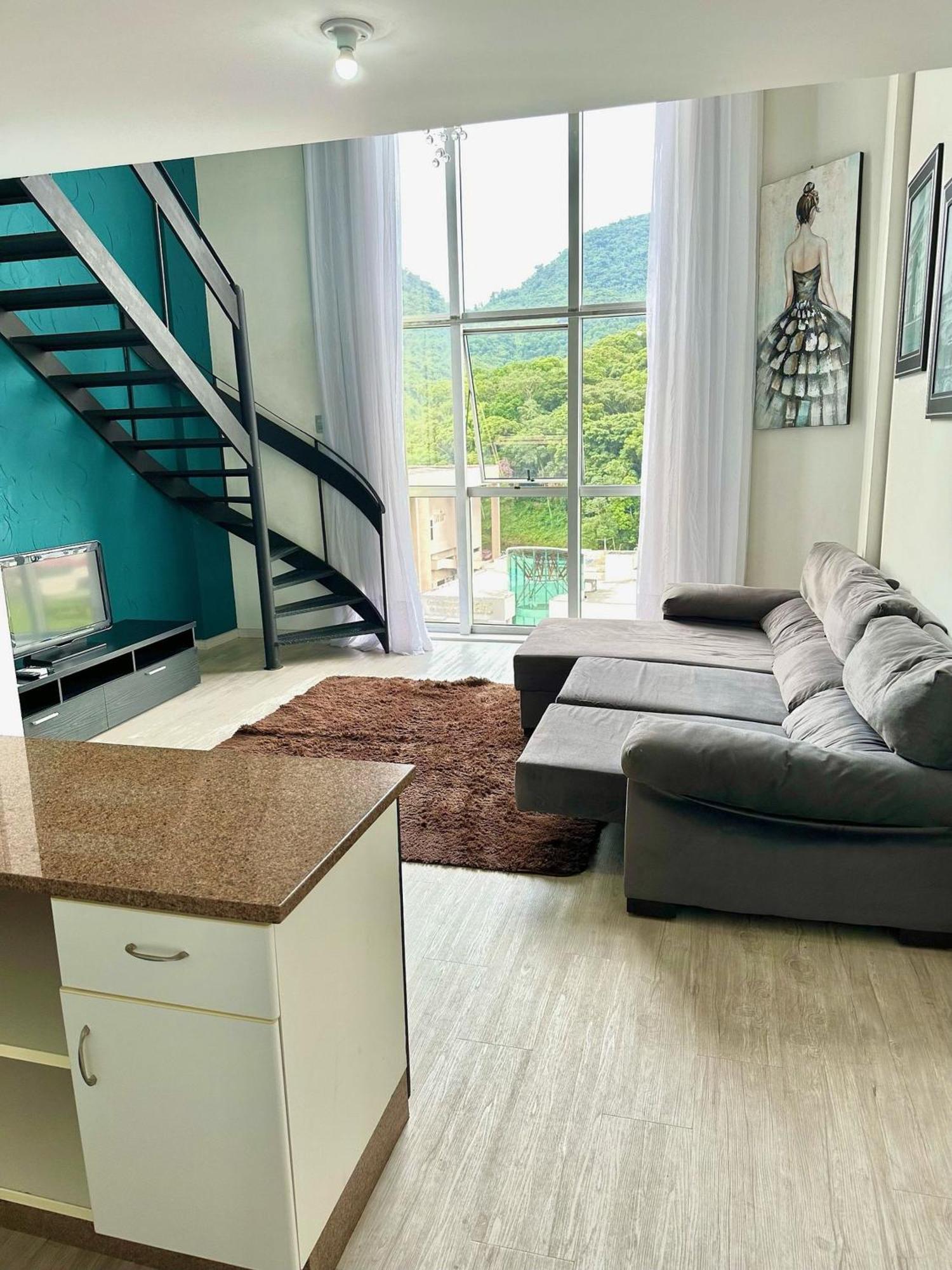 Saint Sebastian Flat 603- Com Hidro! Ate 3 Pessoas, Duplex, No Centro Villa Jaragua do Sul Luaran gambar